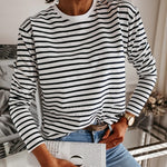 Women's Striped Long Sleeve T-shirt