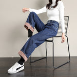 Velvet Lined Cute AF High Waist Jeans