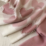 Love & Pearls Knitted 2 Piece Sweater & Pants