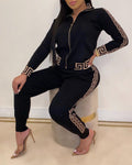 Women's Elegant Two-Piece Tracksuit