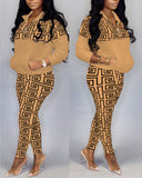 Women's Elegant Two-Piece Tracksuit
